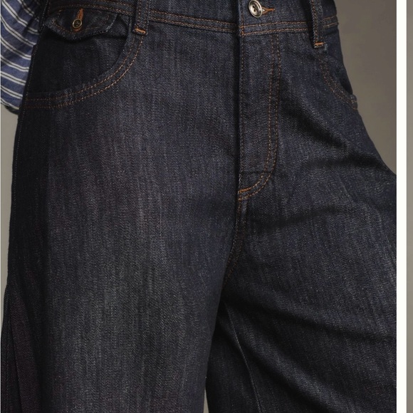 High Waisted Ultra Wide Leg Flare Jeans - Picture 6 of 7